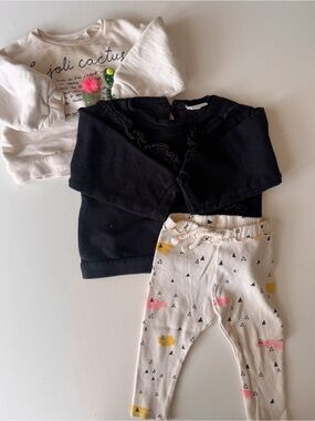 Zara pack featuring Le Joli Cactus Embellished Cream Kids Sweatshirt